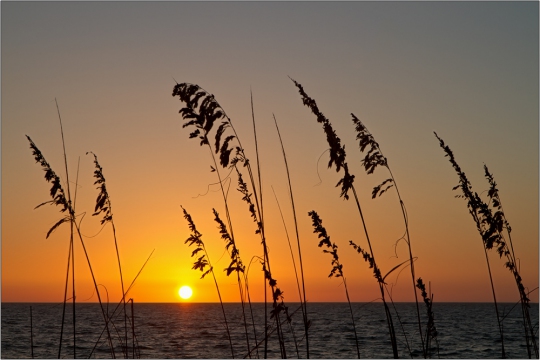 Sonnenuntergang am Strand